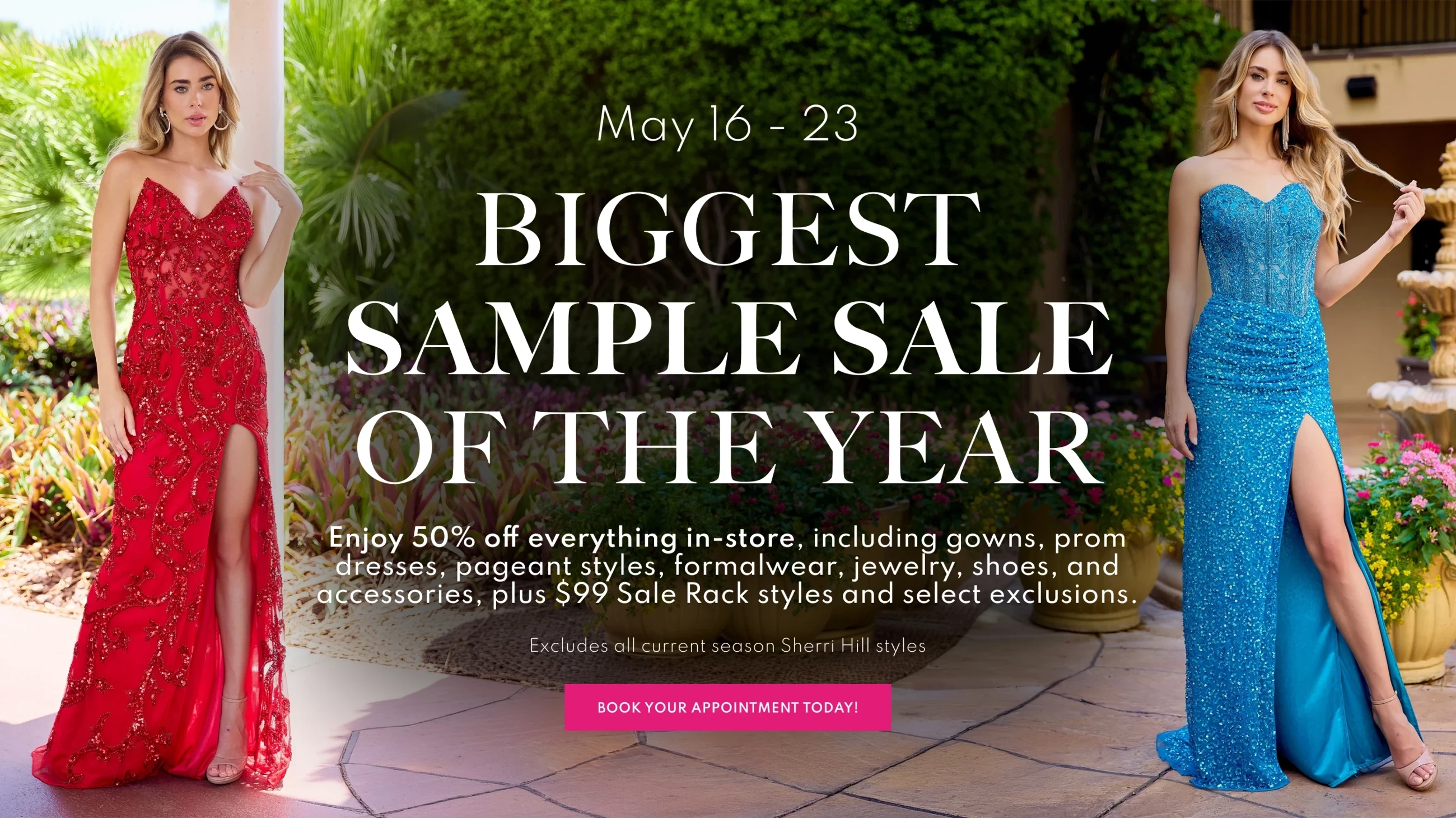 Sample Sale Banner